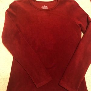 Cuddl Duds Fleece Crewneck Shirt